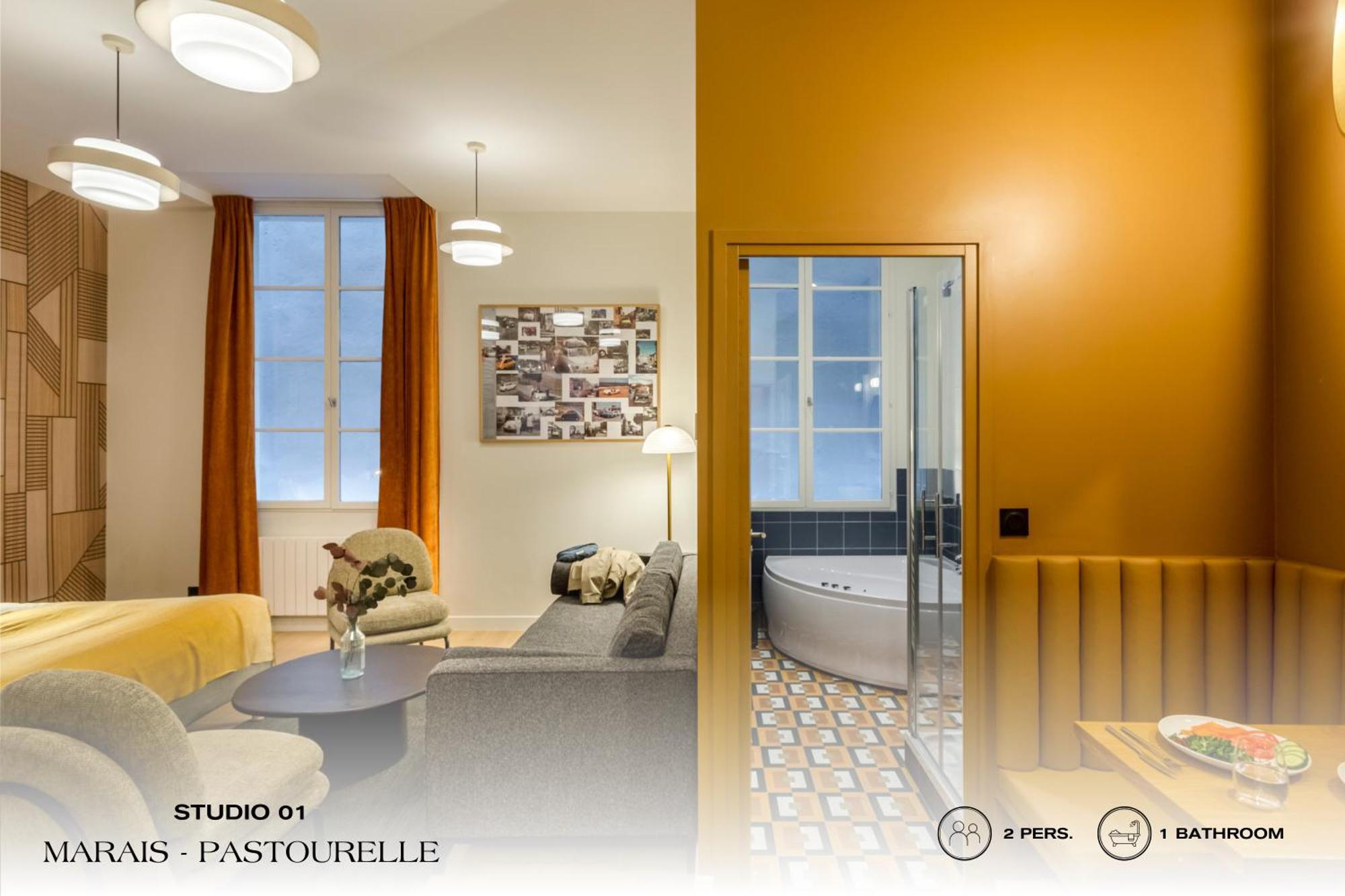 Beauquartier - Marais, Pastourelle Apartment Paris Exterior foto